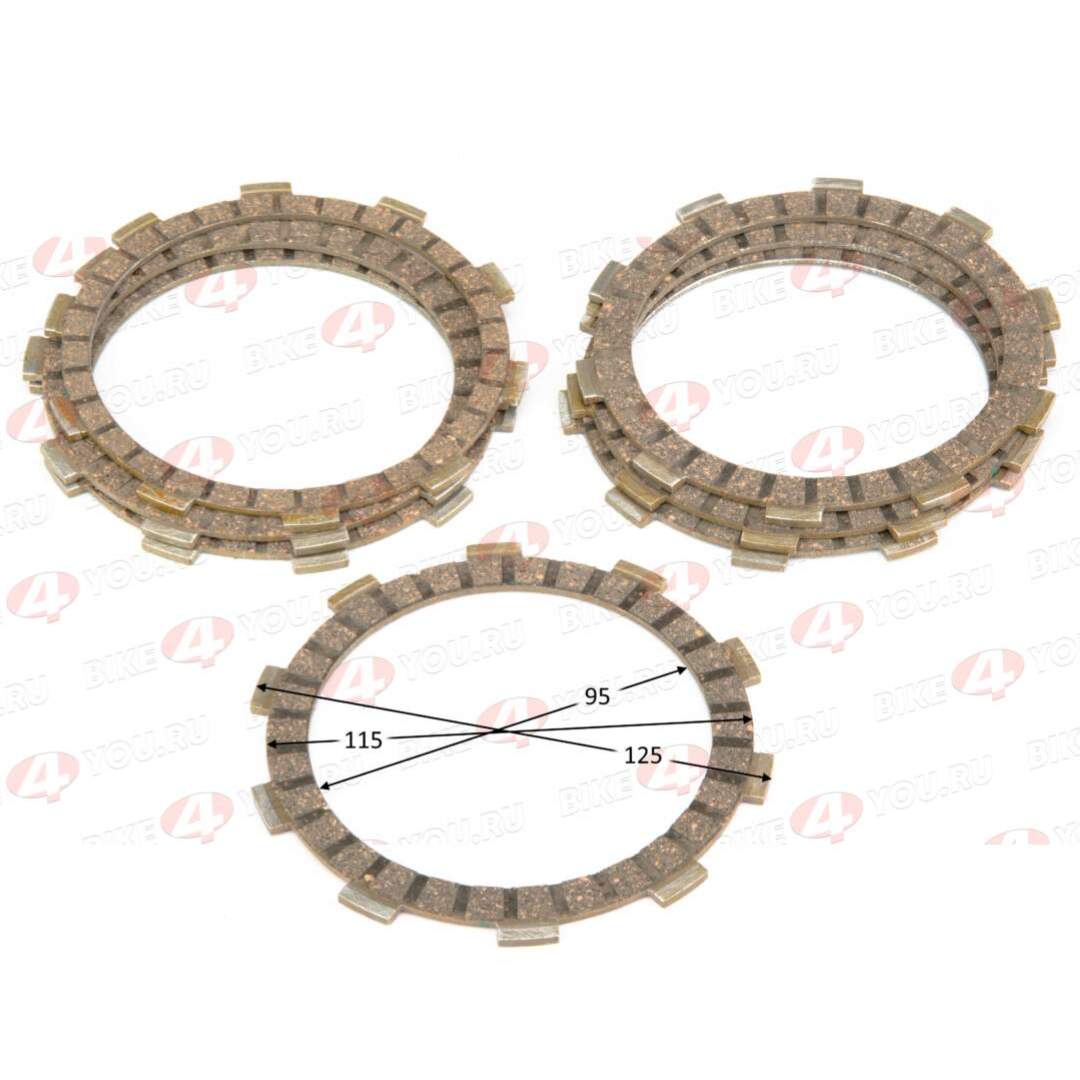 Диски сцепления 166MM M7 2str 250см3 LONCIN