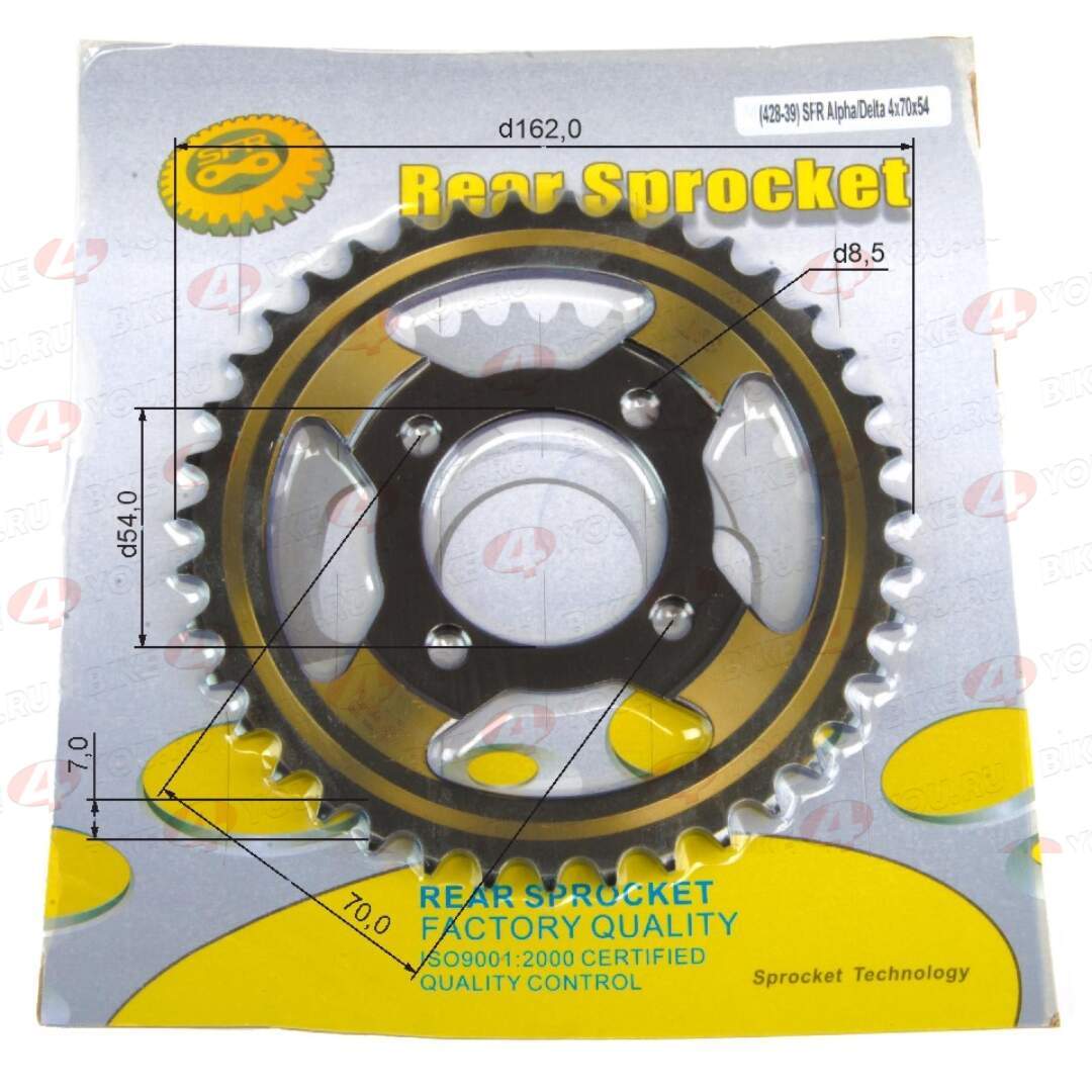 Венец, звезда ведомая (428-39) SFR Альфа/Дельта 4х70х54