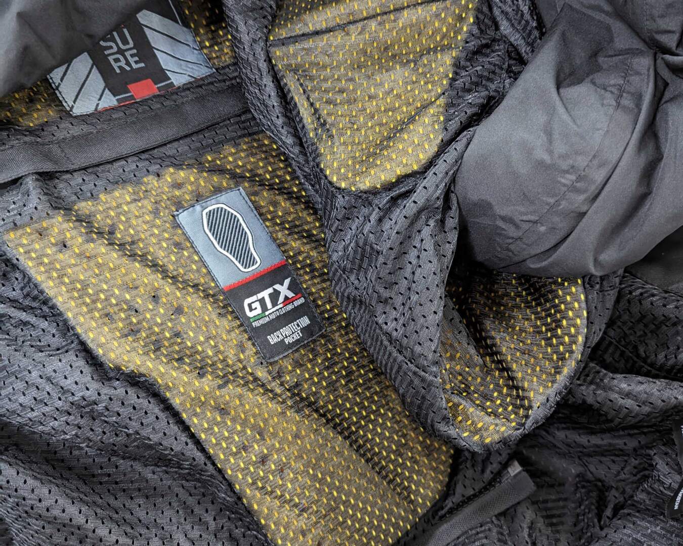 Куртка мотоциклетная (текстиль) GTX EJ-2402 BLACK (XL)