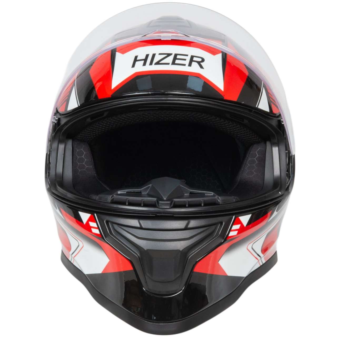 Шлем мото интеграл HIZER J5325 №2 (XXL) red