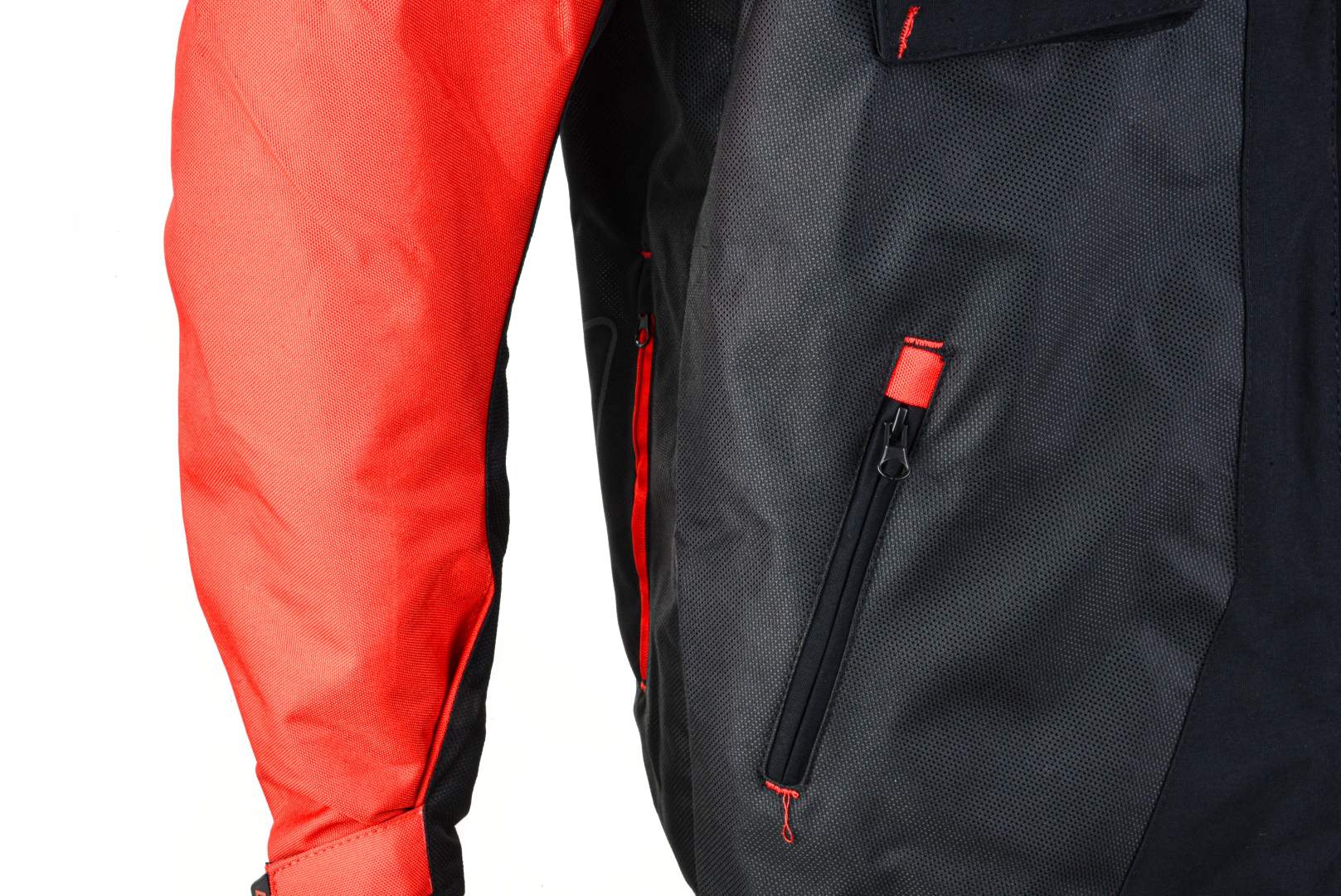 Куртка мото UFO №8 red (текстиль) (L)