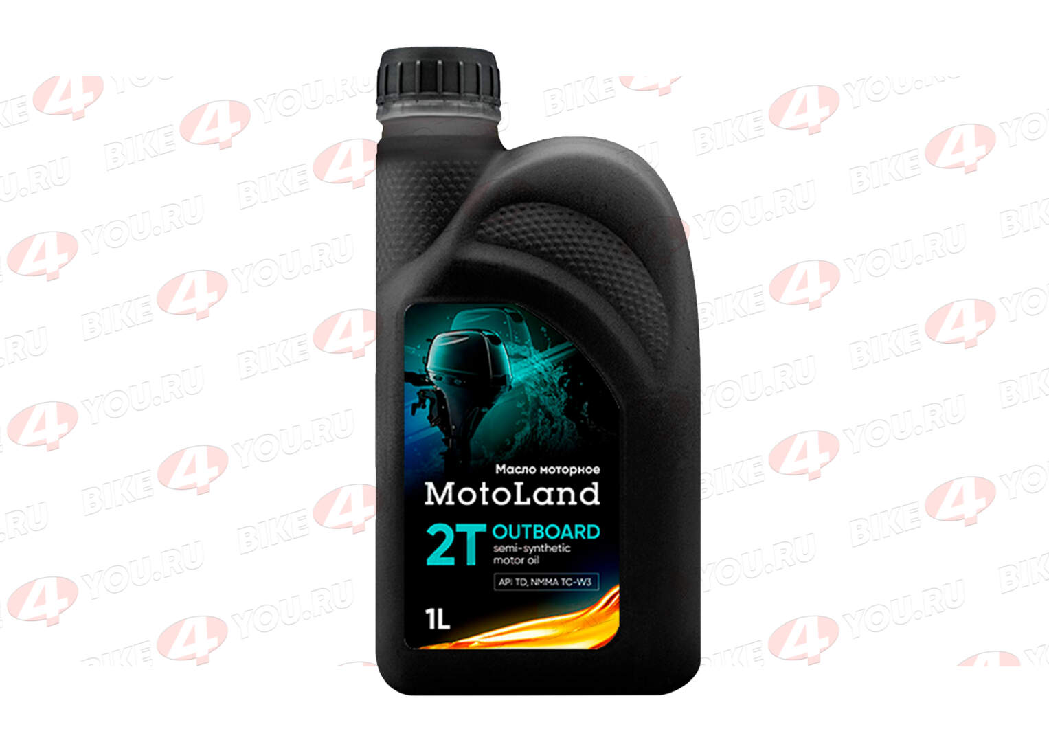 Масло моторное MOTOLAND Outboard 2T TC-W3 1л