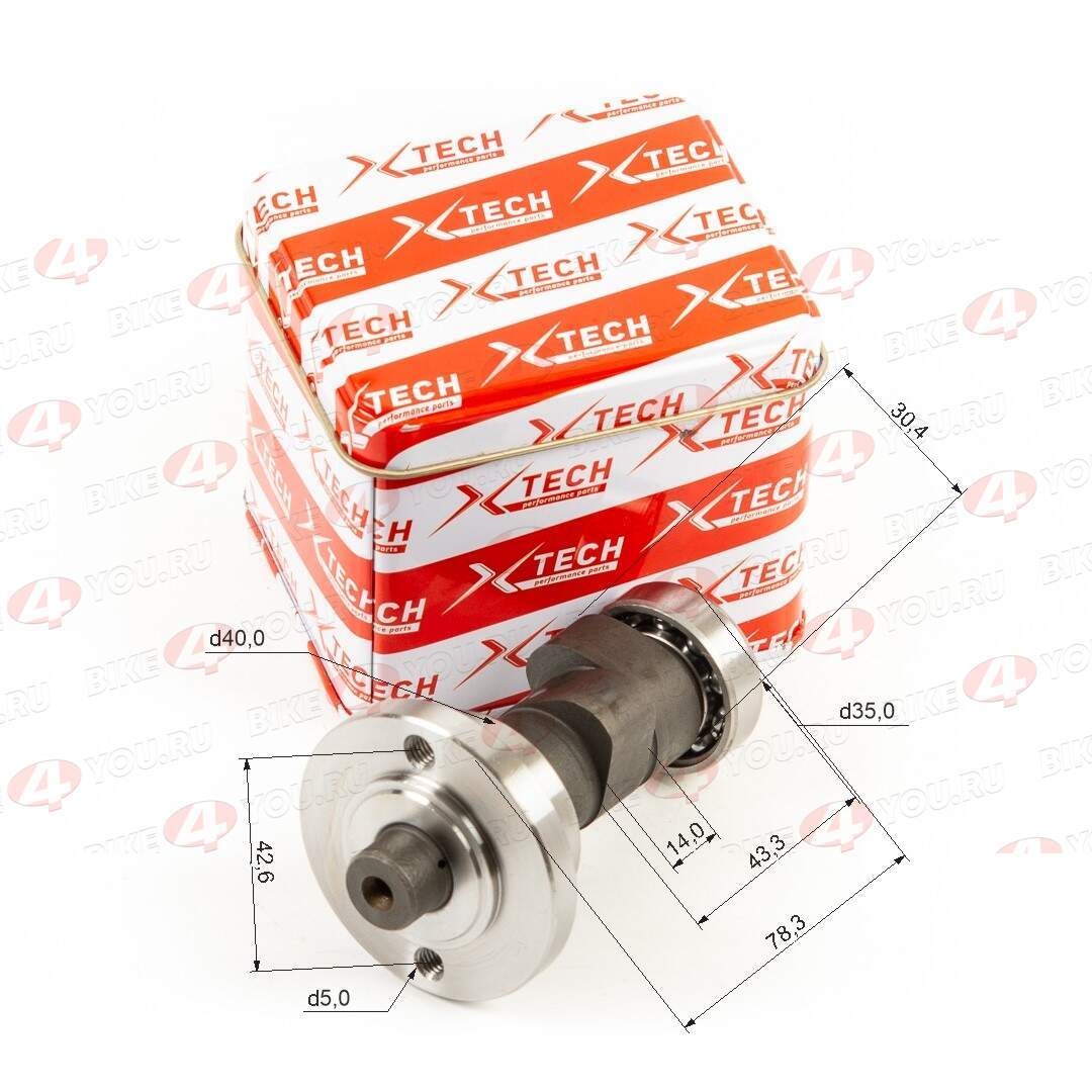 Распредвал 164FML YX200 (CBN200)  200см3 X-TECH