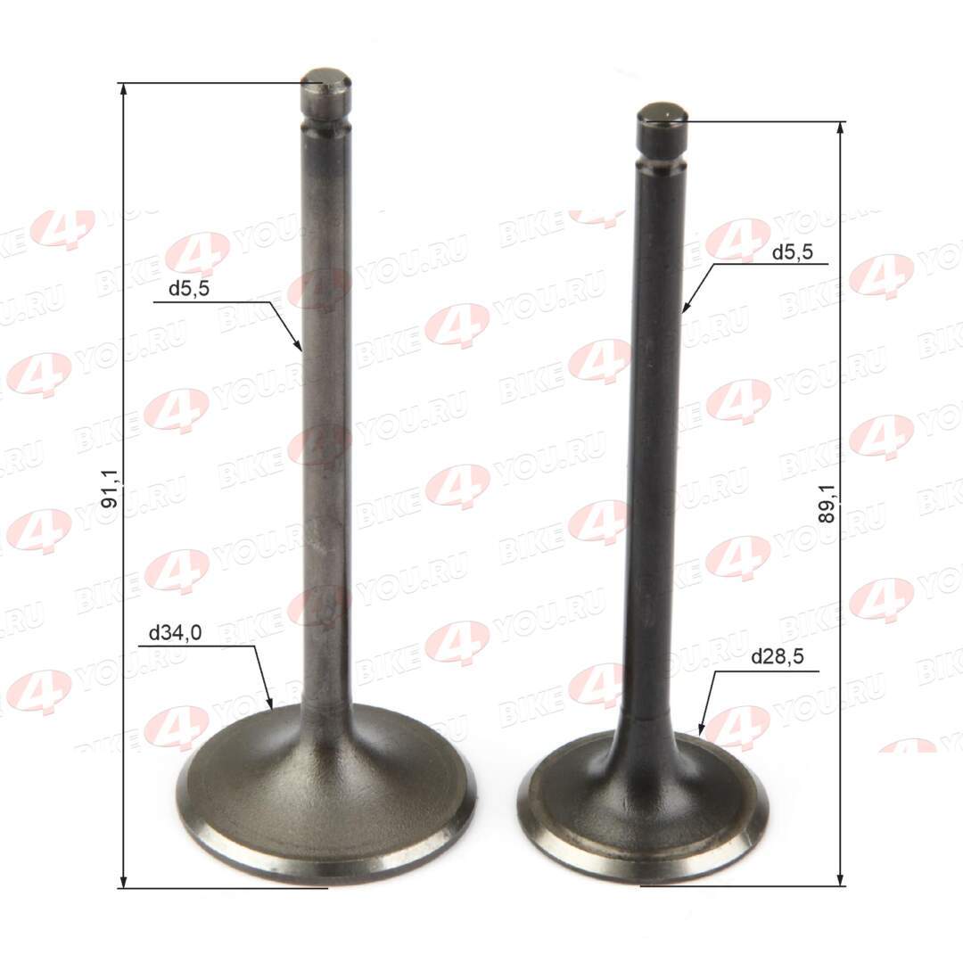 Клапаны 165FMM CB250D-G X-TECH 