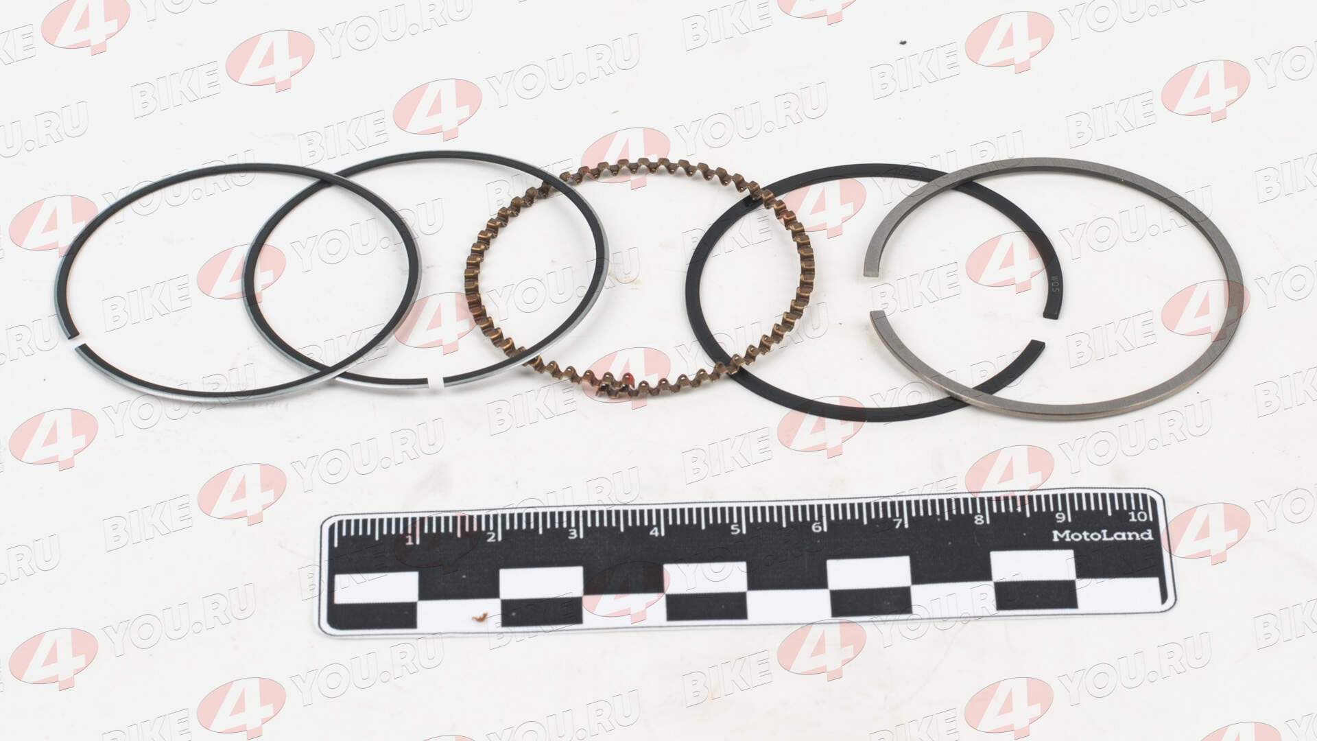 Кольца поршневые 156FMI (CB125D) 4T d=56,5mm 