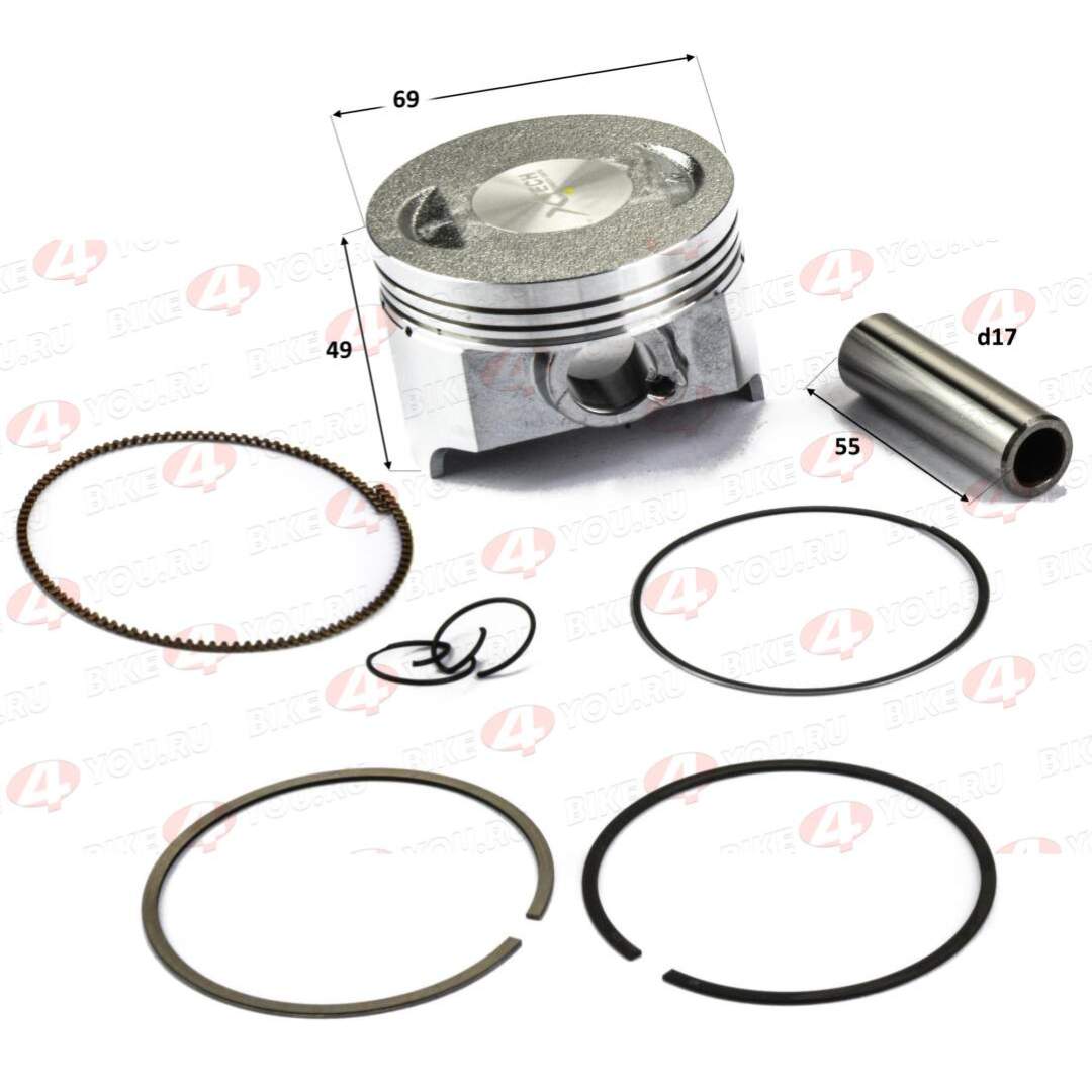 Поршень в сборе 169FMM  X-TECH