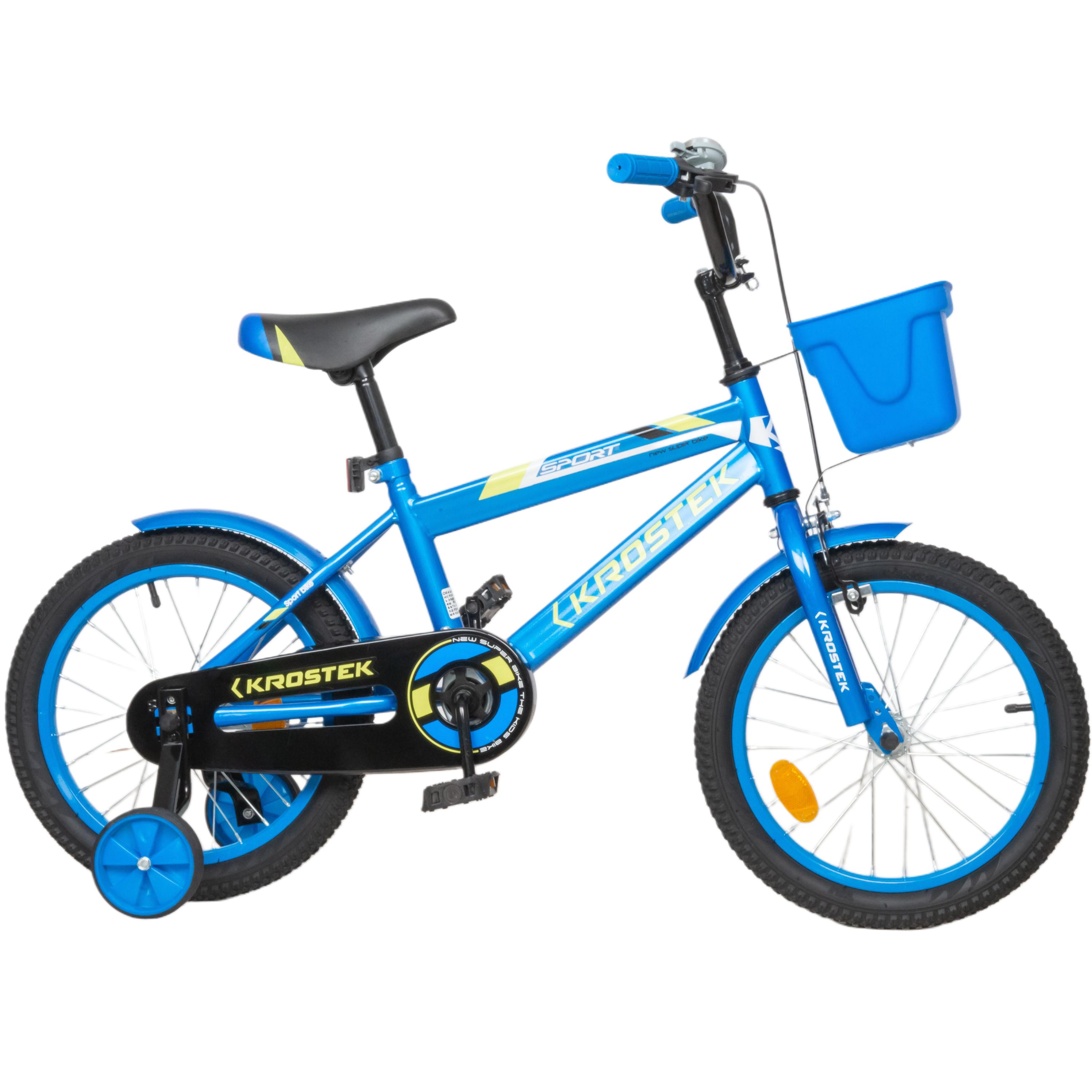 Велосипед 16" KROSTEK RALLY (синий)