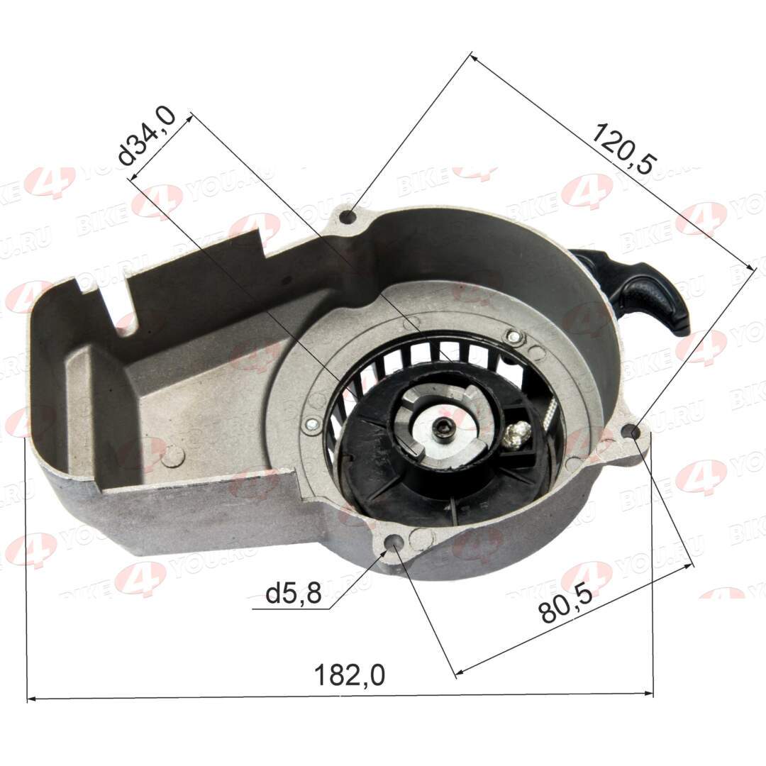 Стартер ручной 49СС для минибайка