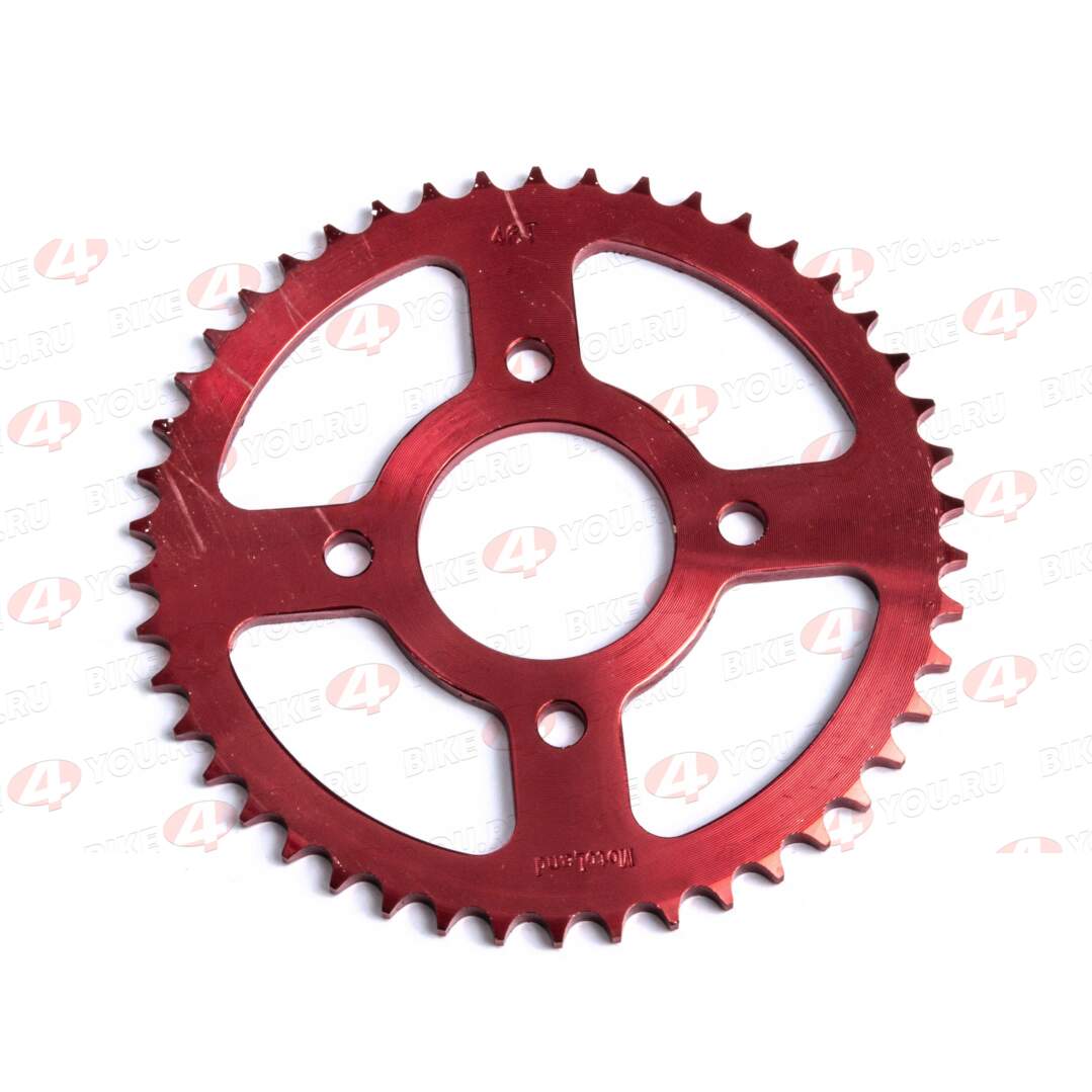 Венец, звезда ведомая (428-46) CG/CB 4х90х58 красная