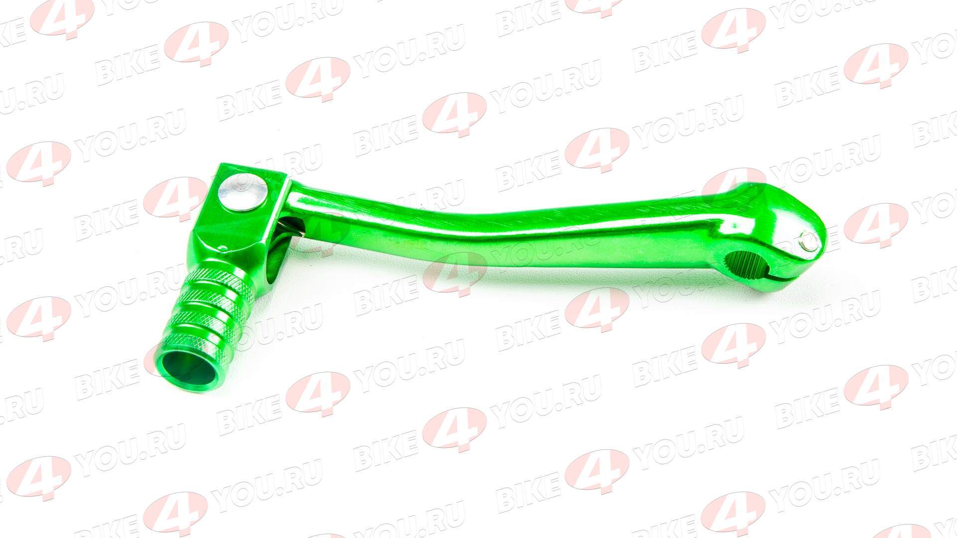 Педаль п/п складная HX-118 CNC зеленая