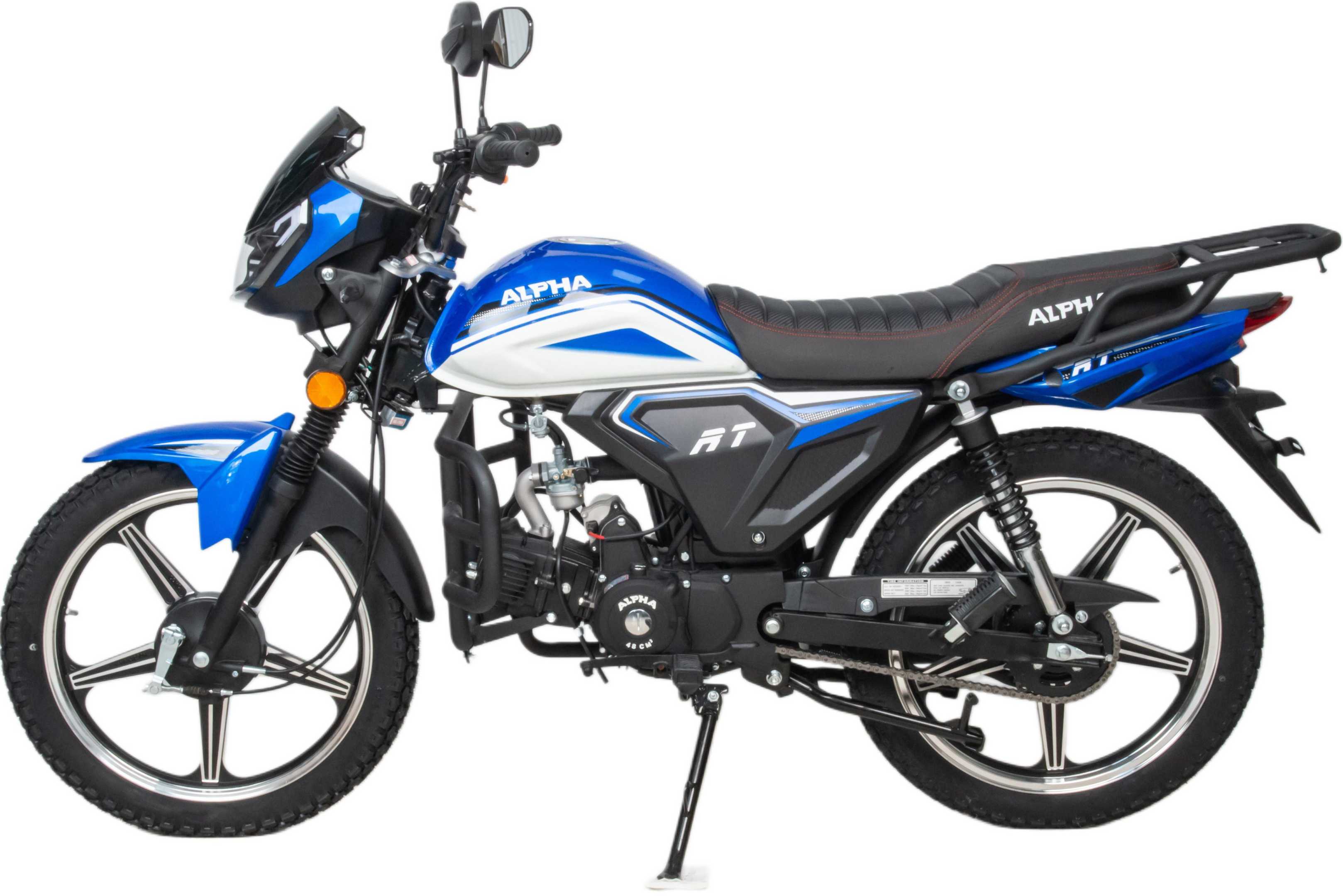 Мопед Motoland Альфа RT 11 (LM48-B) синий (A)