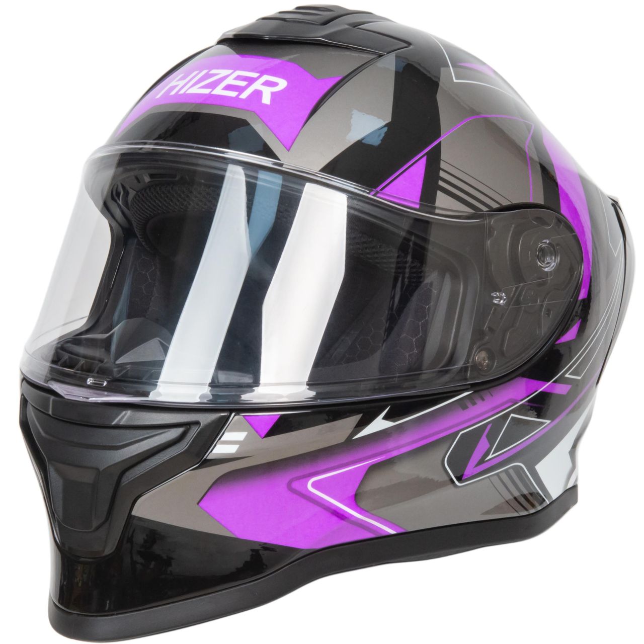 Шлем мото интеграл HIZER J5325 №1 (M) blue