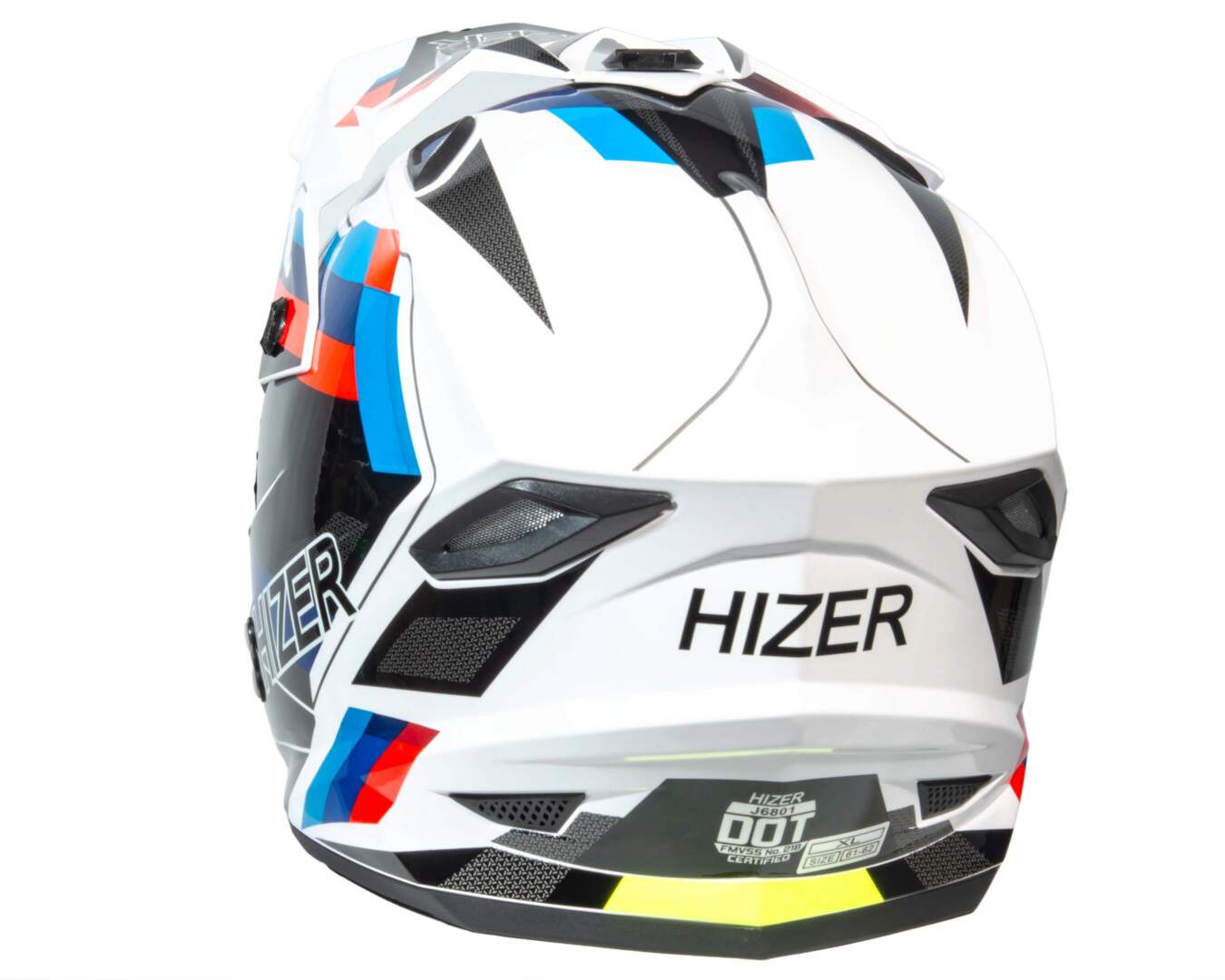 Шлем мото кроссовый HIZER J6801 №8 (XL) ADVENTURE