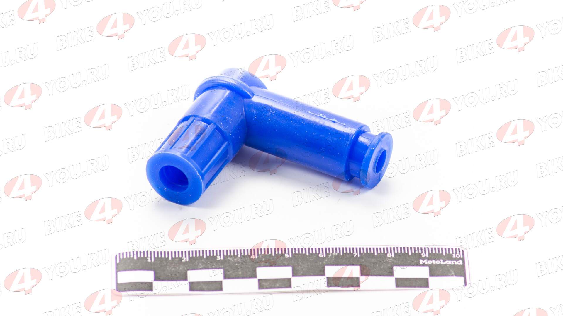 Колпачок свечной мото силикон (синий)