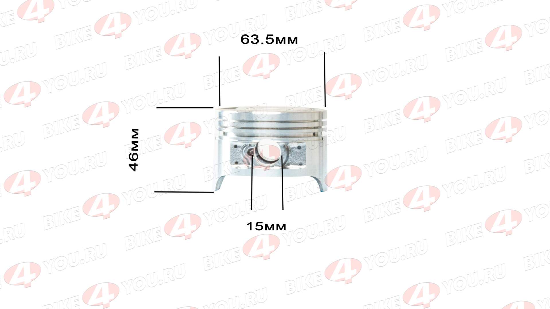 Поршень в сборе 164FML (NT200) d=63.5mm 
