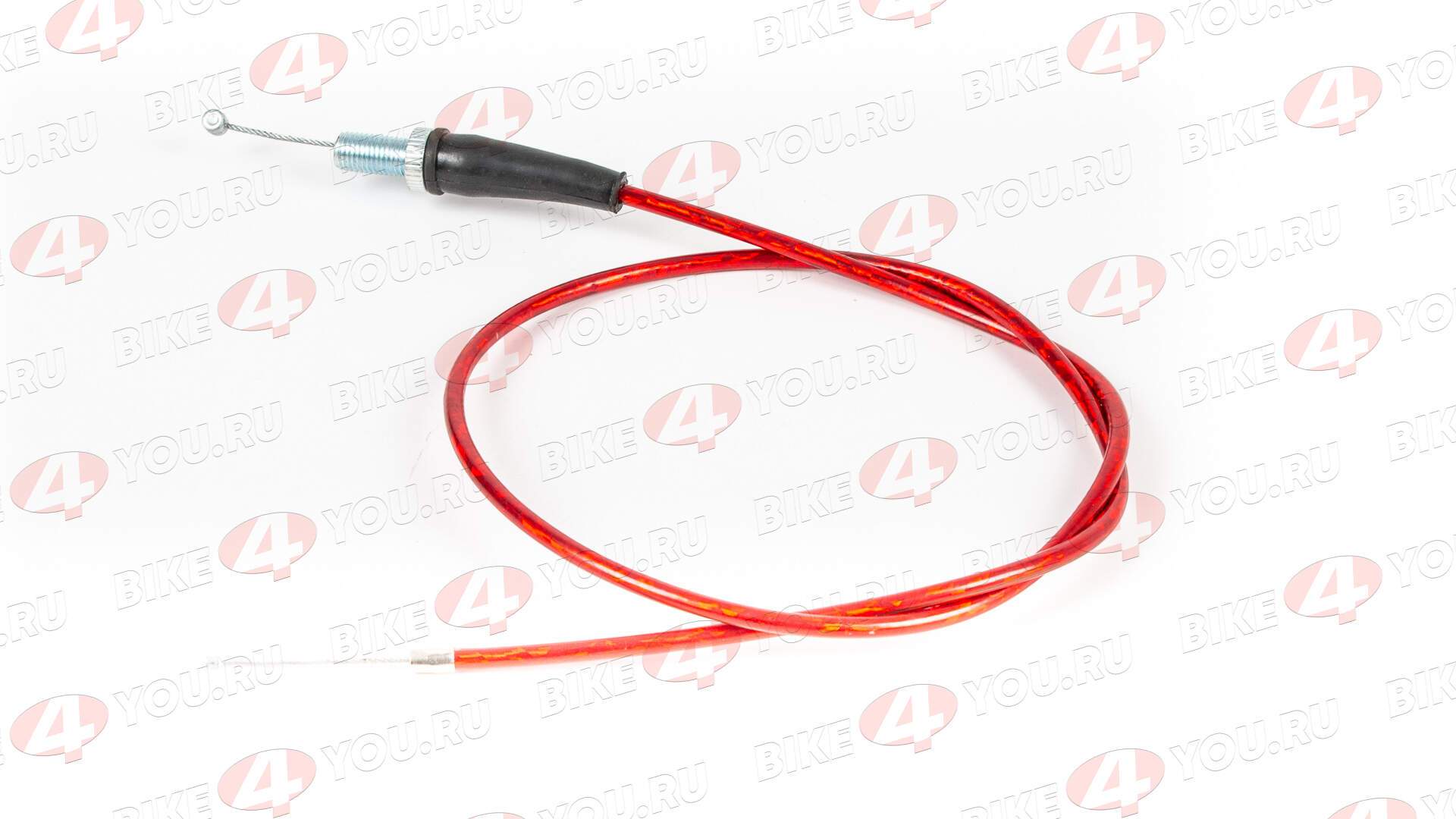 Трос газа 970мм красный