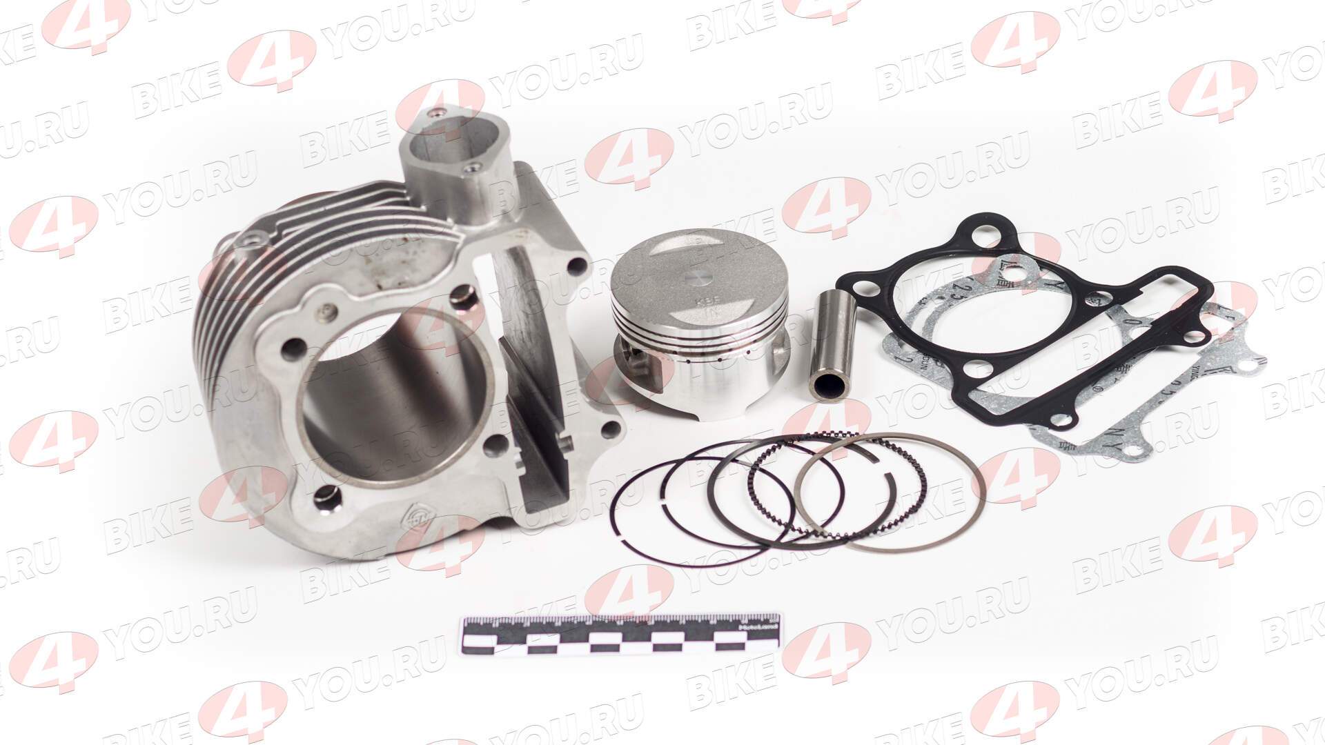 Цилиндро поршневая группа ( ЦПГ ) 161QMK 200см3  с реверсом  d=61mm 