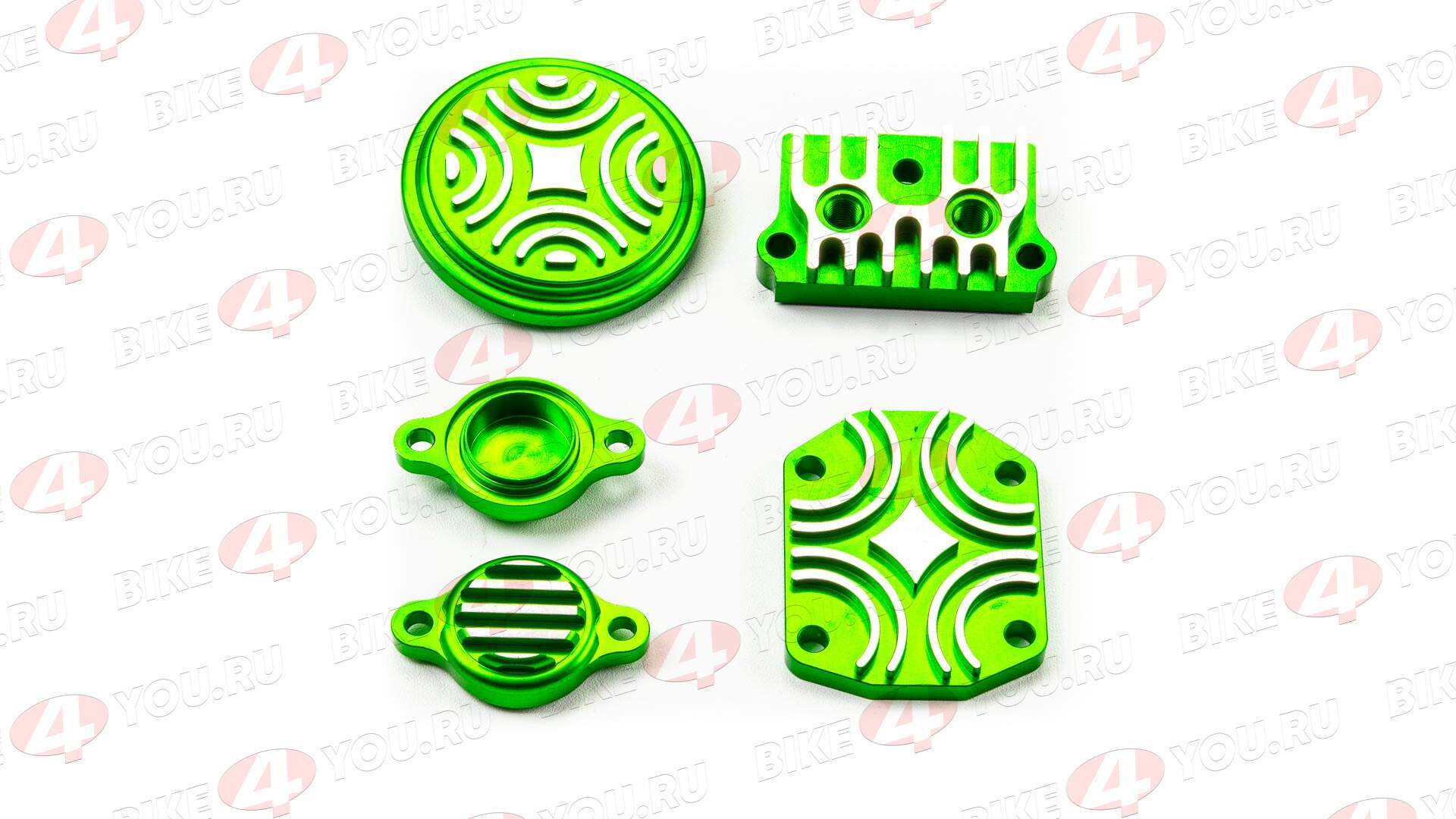 Крышки головки YX150см3 (компл.) CNC зеленые