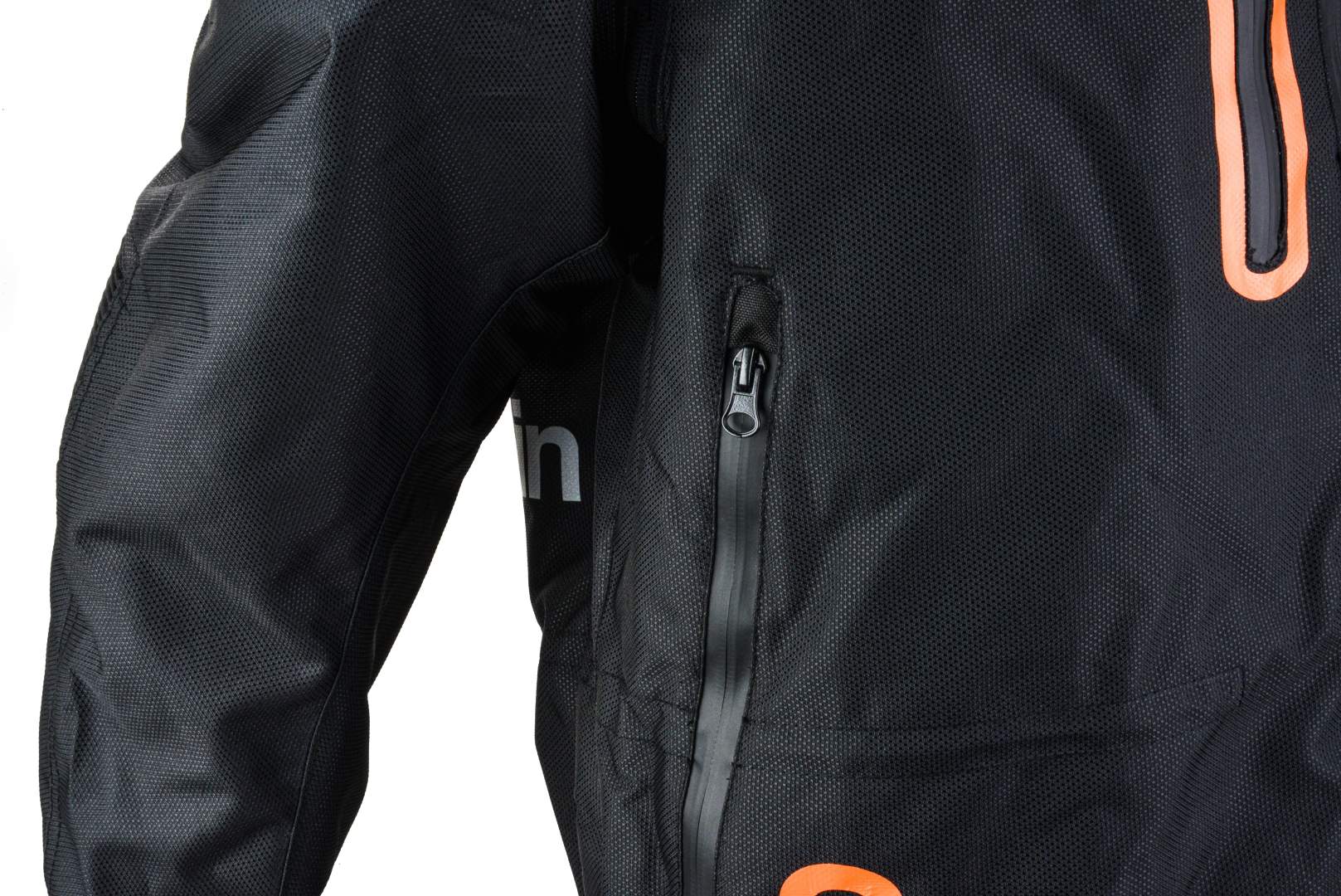 Куртка мото FOX №4 black (текстиль) (M)