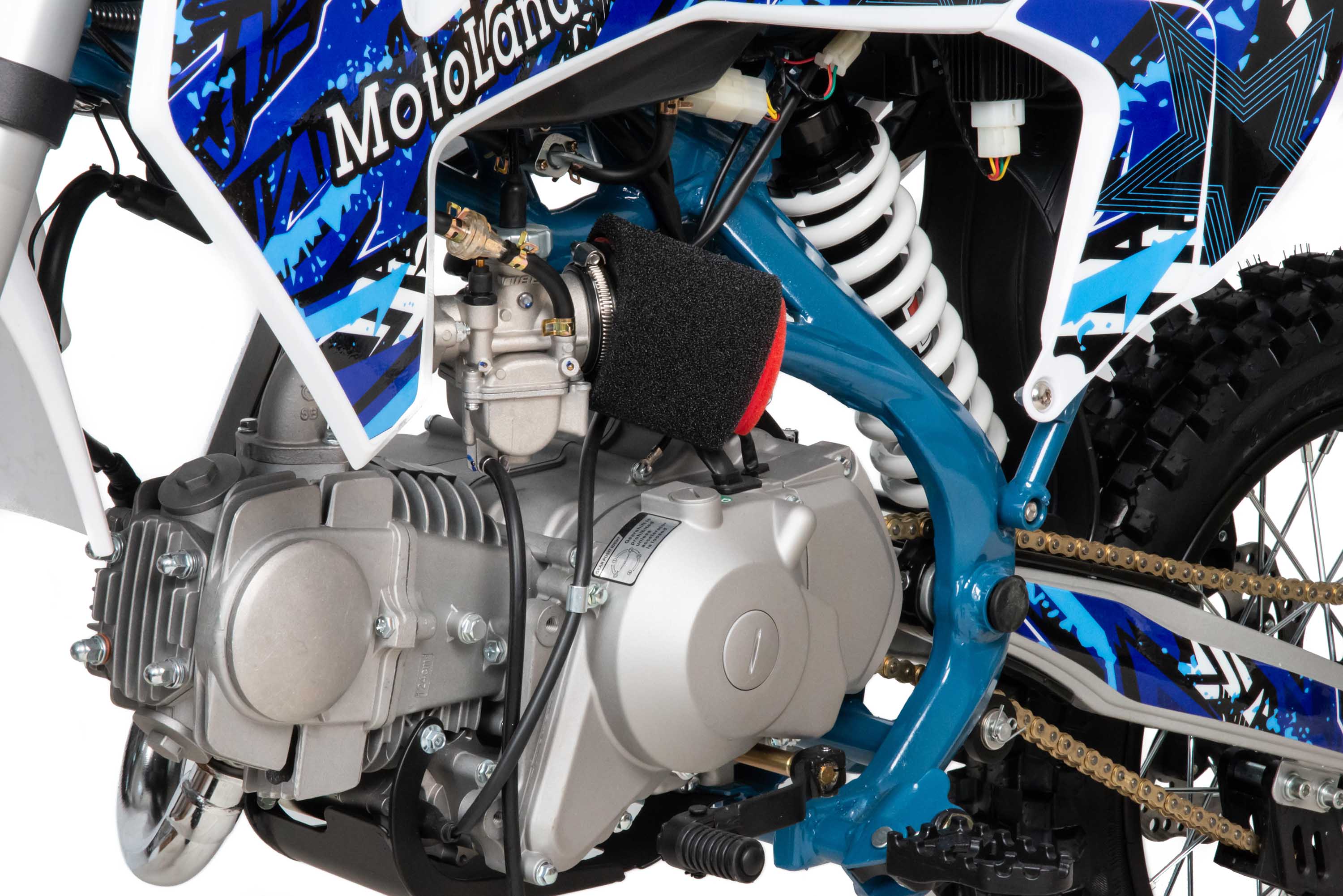 Питбайк  Motoland TCX125 E 17/14 синий NEW