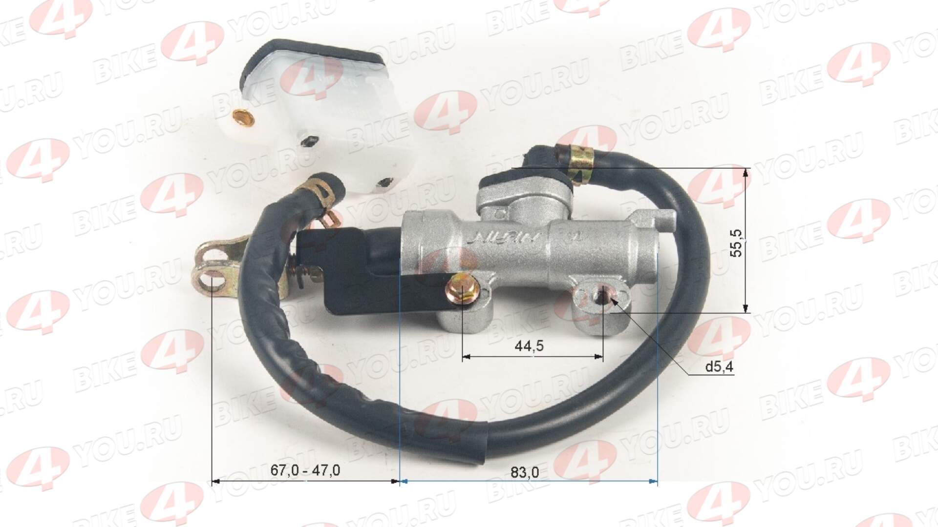 Главный тормозной цилиндр задний №3