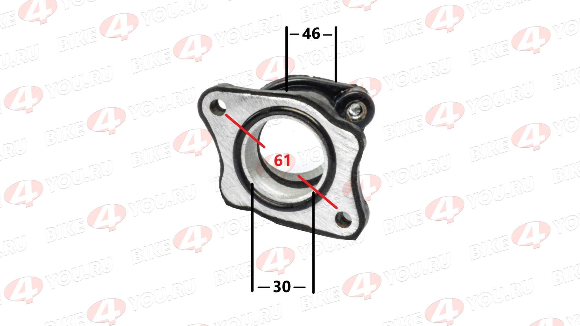 Патрубок впускной (металл) 166FMM (CGN250)