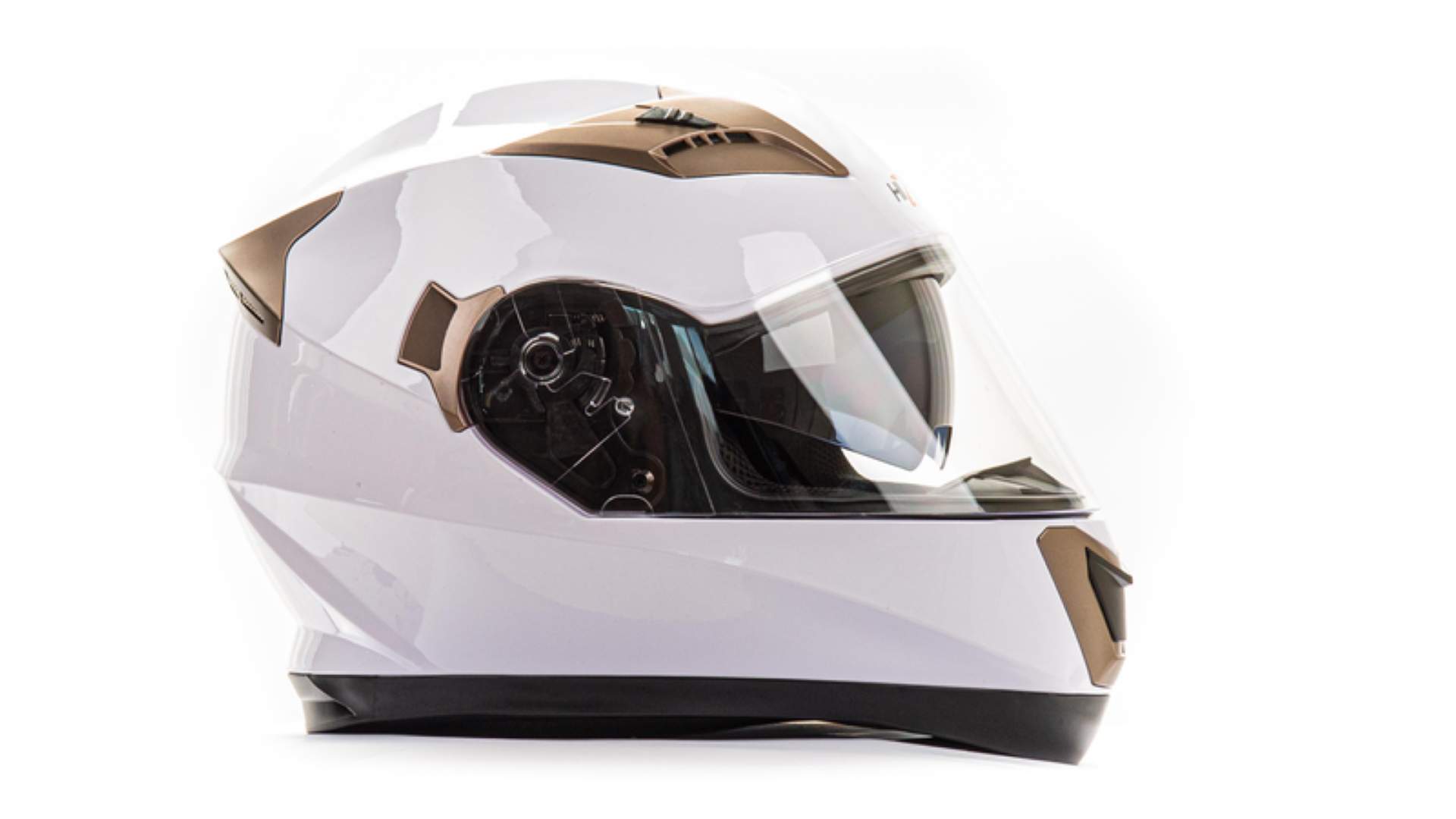 Шлем мото интеграл HIZER 529 №2 (L)  white (2 визора)