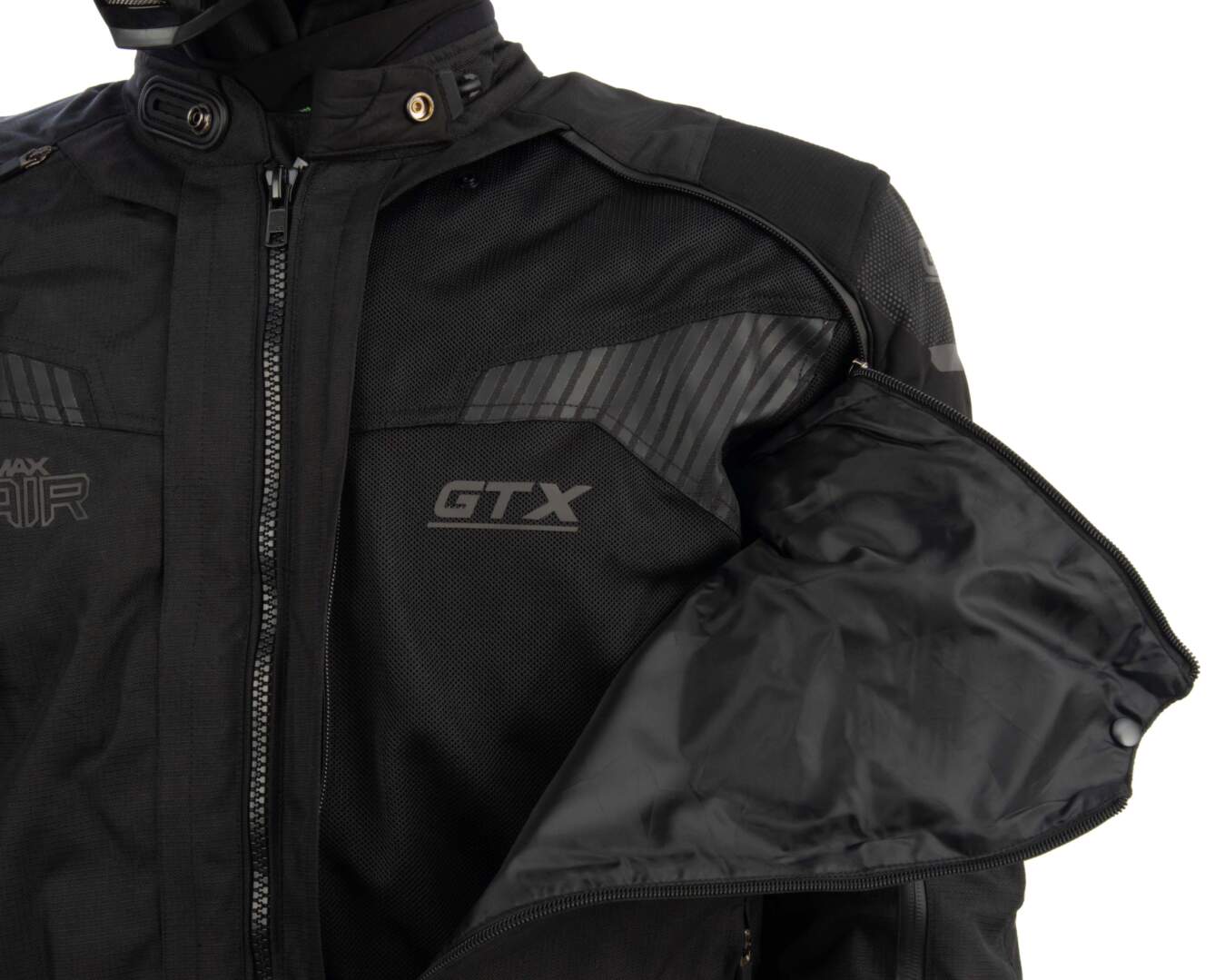 Куртка мотоциклетная (текстиль) GTX EJ-2409 BLACK (XXL)