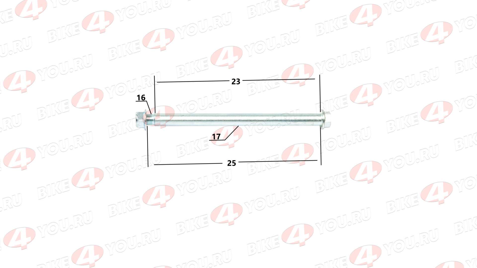 Ось маятника в сборе ТТ250