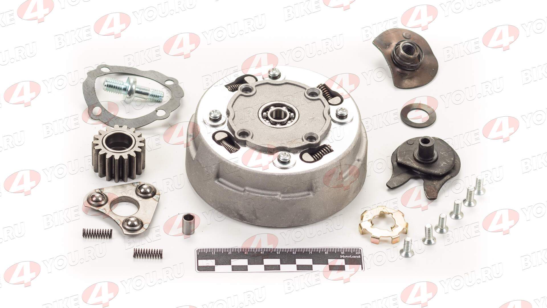 Барабан сцепления в сборе 139FMB, 147FMH, 152FMH, 153FMH 50-110см3 (полуавтомат YX) 