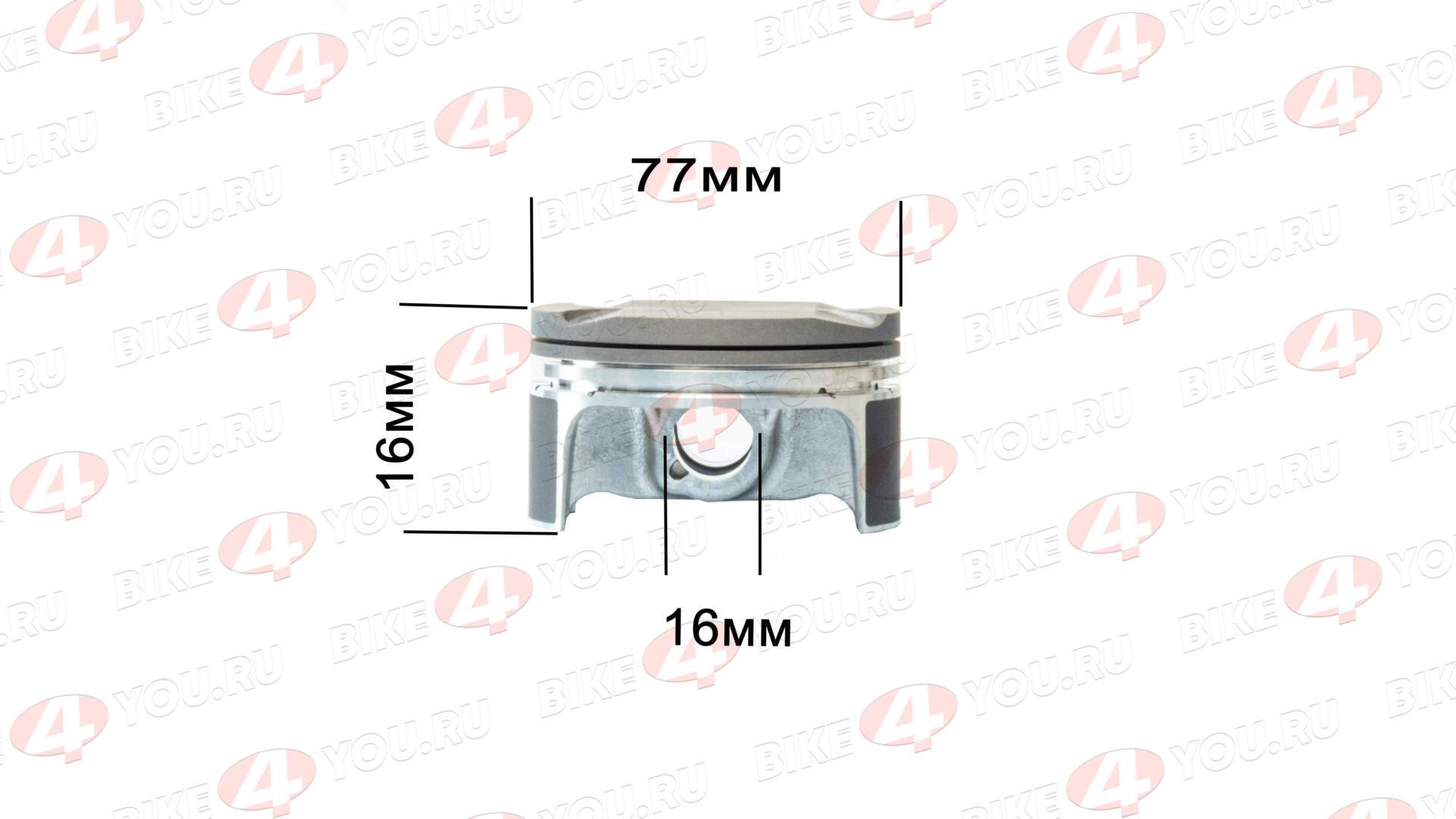 Поршень в сборе 177MM (NC250) d=77mm  ZS