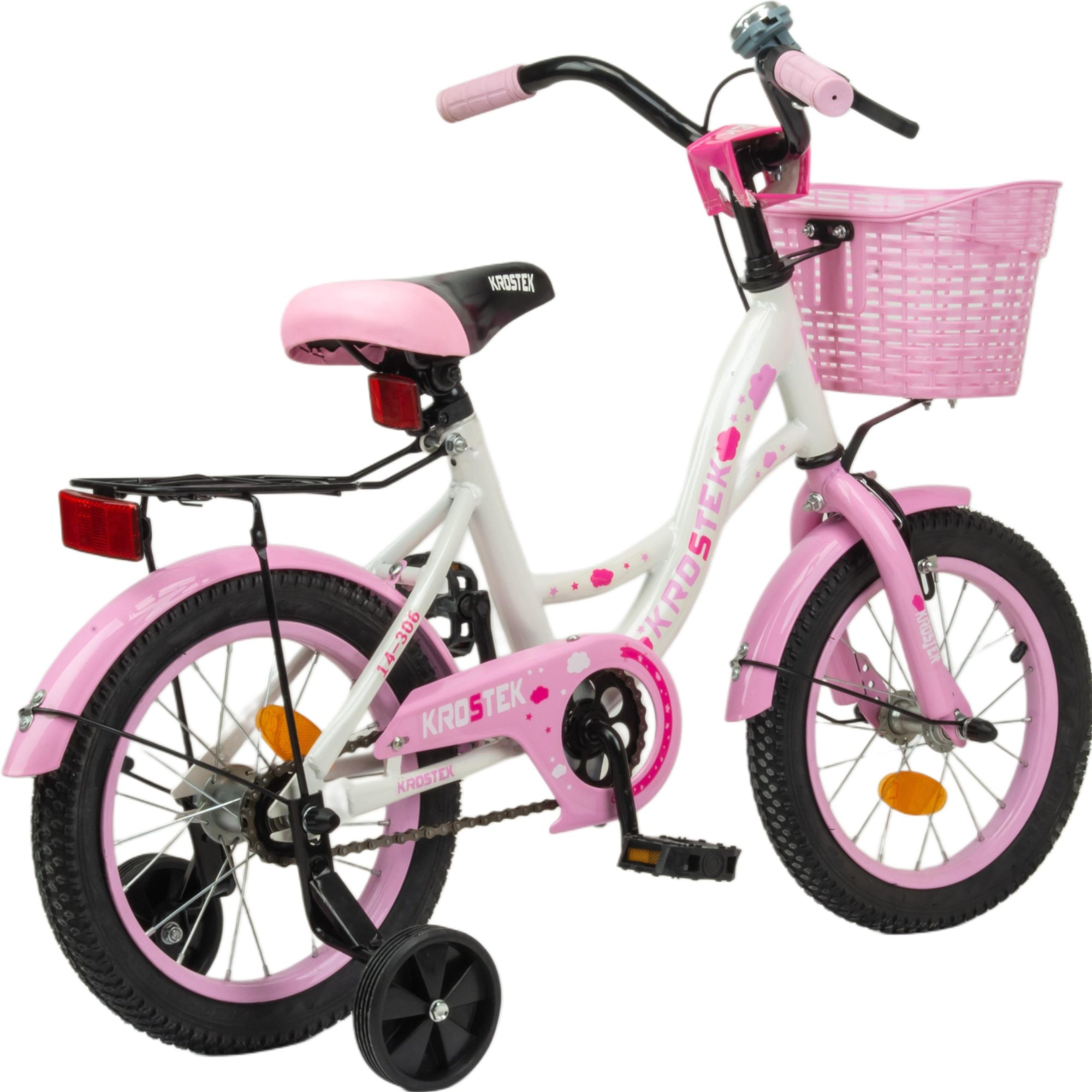 Велосипед 14" KROSTEK PLAY (розовый)