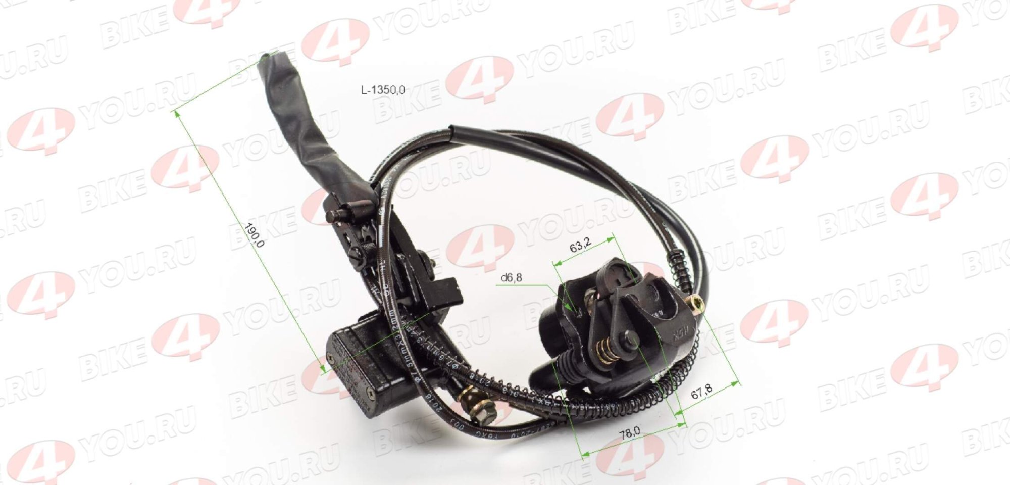 Гидравлика задняя в сборе (1350мм) ATV EAGLE