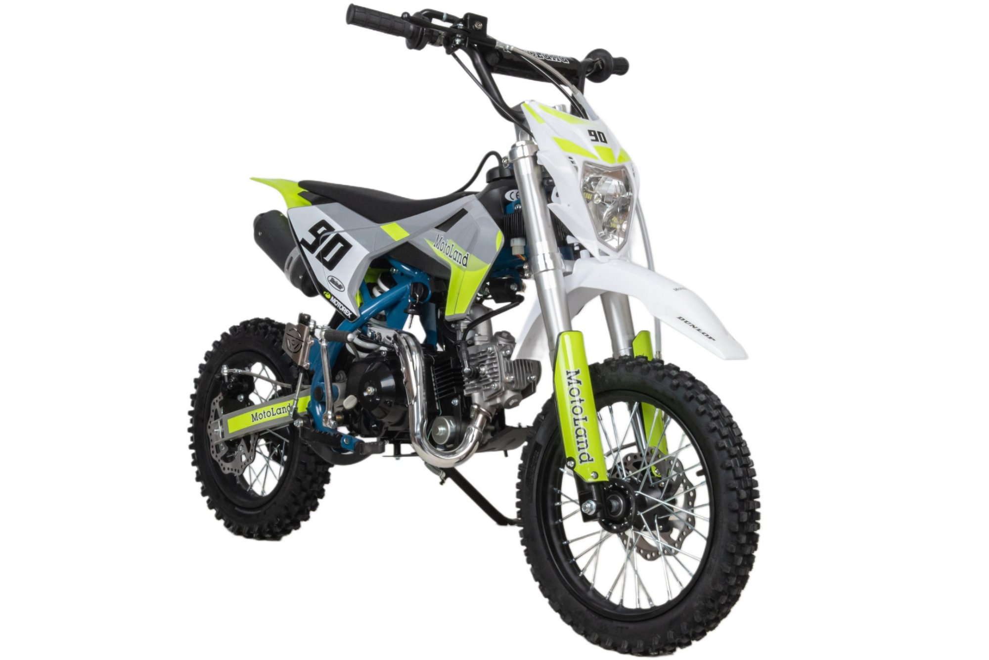 Питбайк  Motoland TCX125 E 14/12 +фара зеленый