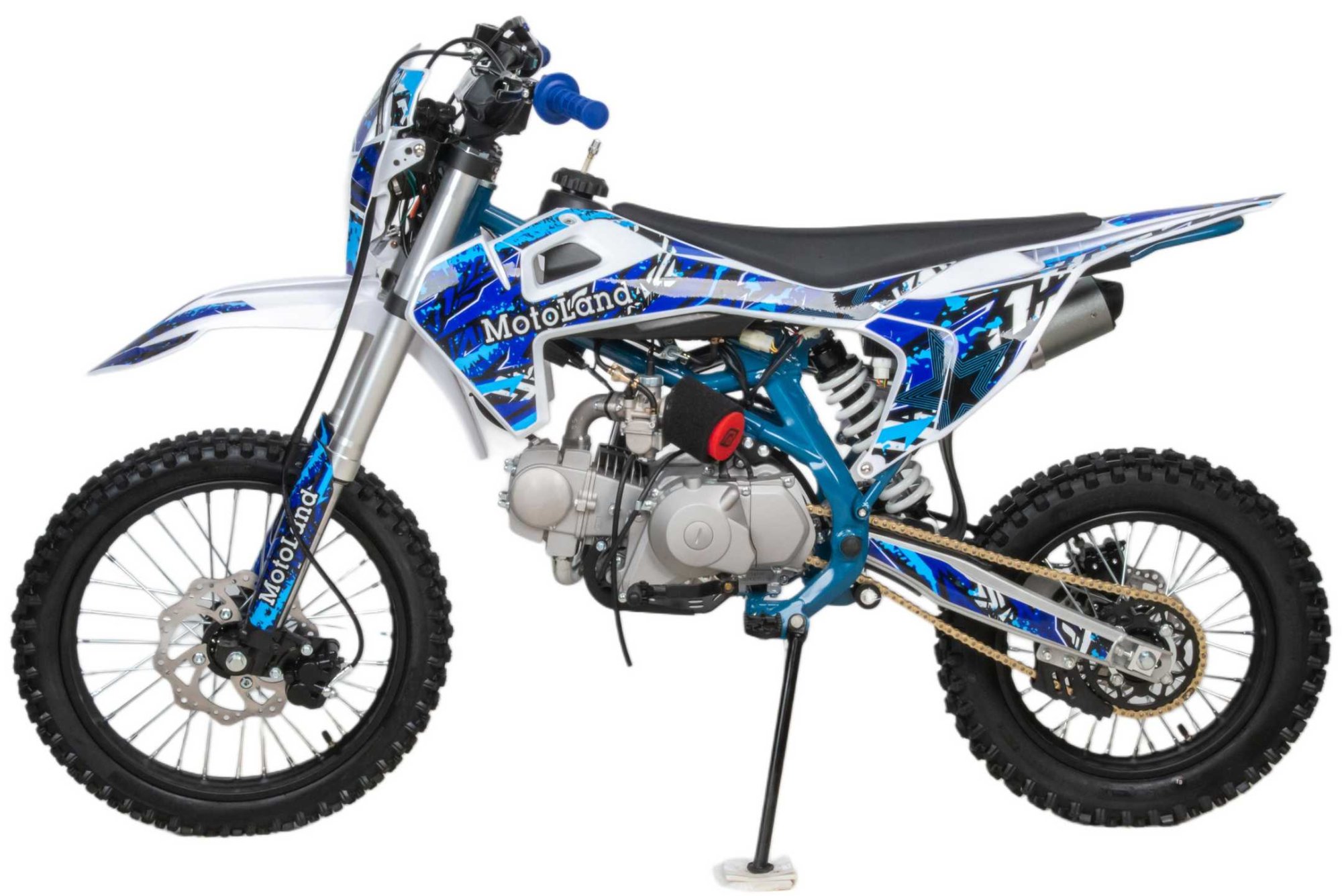Питбайк  Motoland TCX125 E 17/14 синий NEW